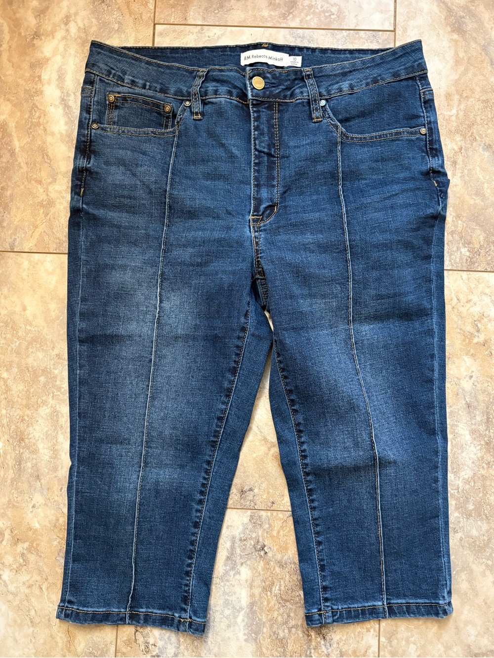 Rebecca Minkoff Blue Denim Capri Women’s 10